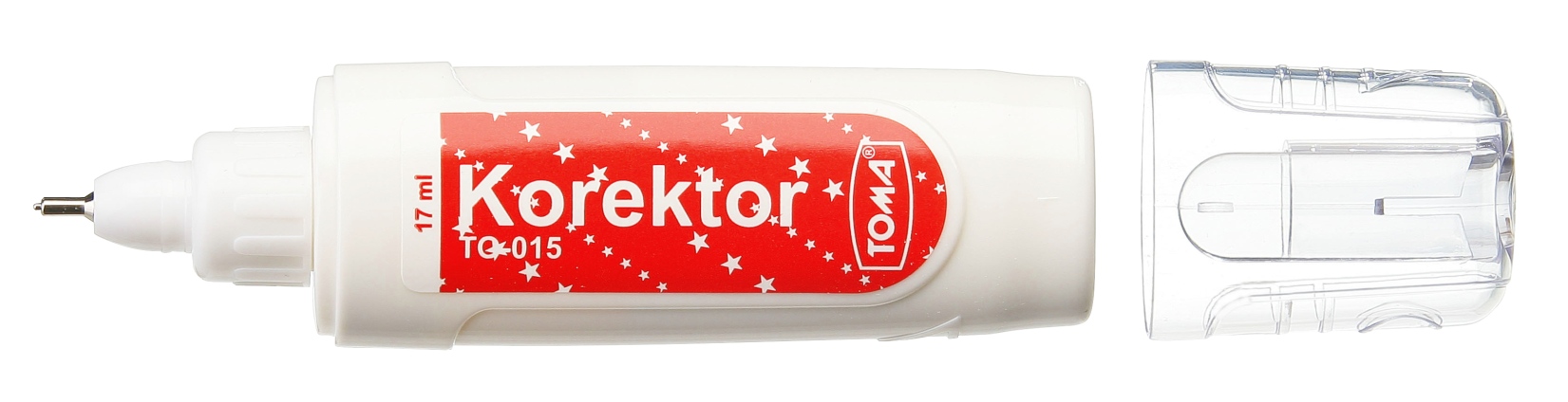 Korektor w płynie z metalową końcówką Toma TO-015