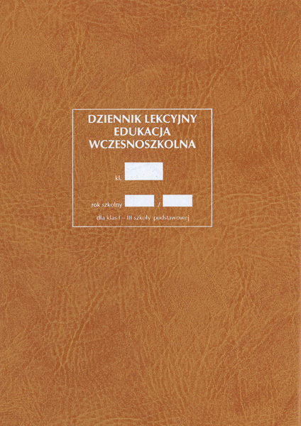 MEN-I/2a dziennik lekcyjny- dla klas I-III szkoły podstawowej