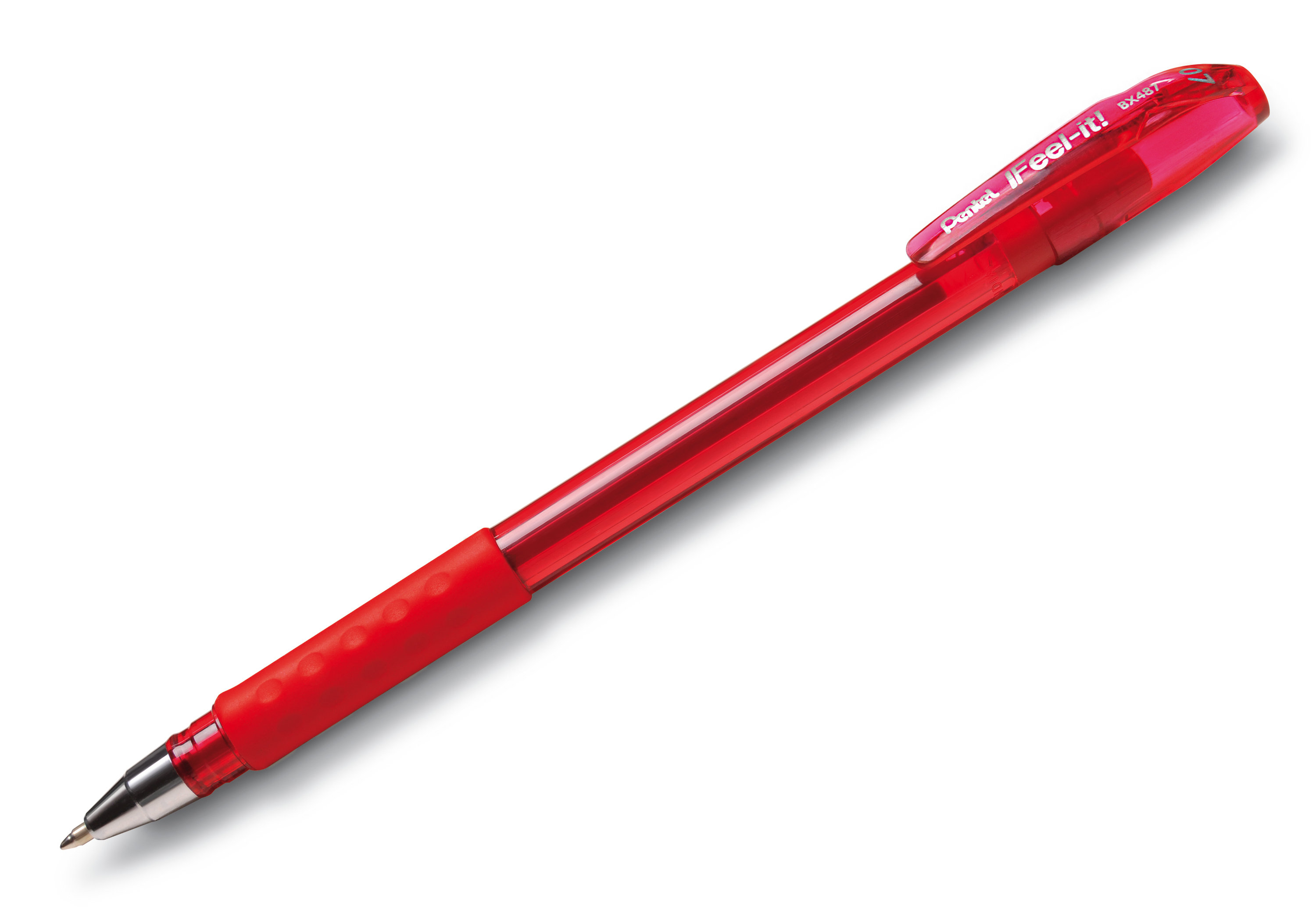 Długopis Pentel Feel-it! BX487 czerwony