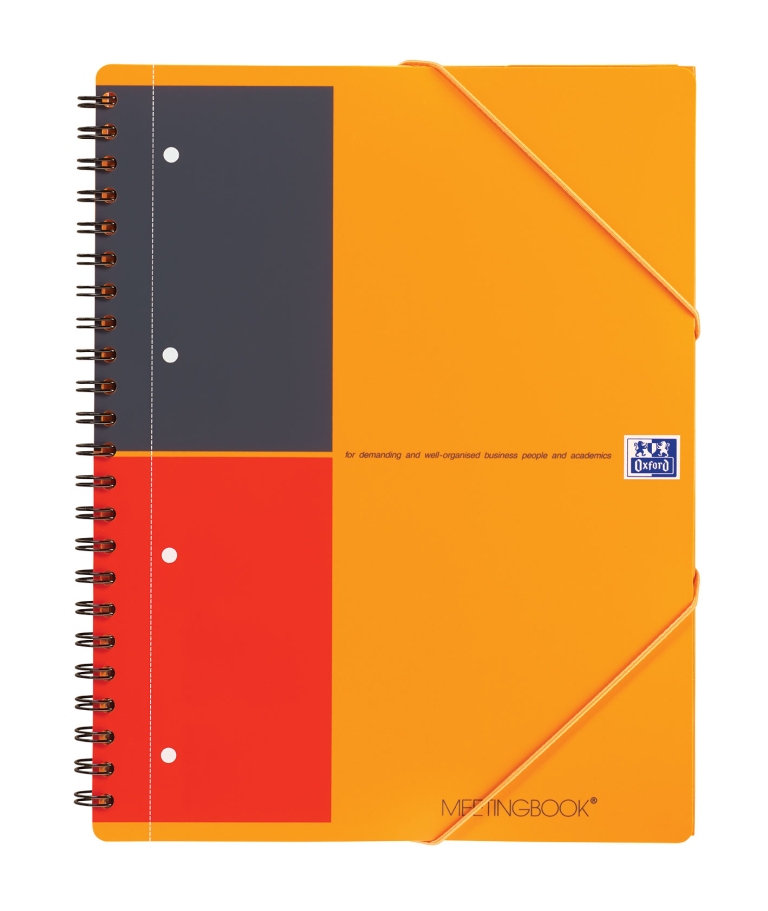 Kołonotatnik A4+/80 linia Oxford Meetingbook okładka PP
