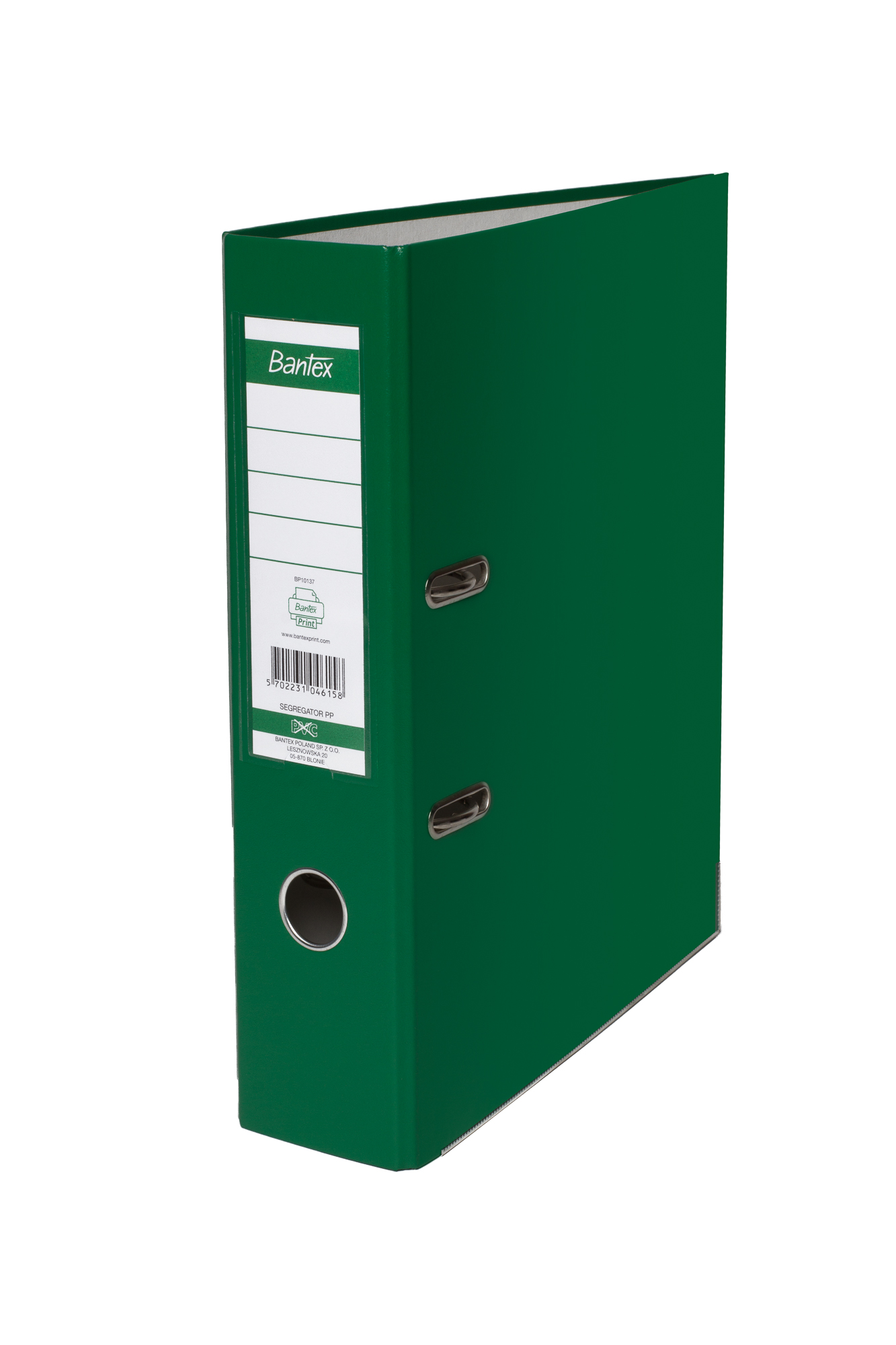 Segregator Bantex XXL A4/80 zielony