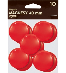 Magnes 40mm Grand 1szt czerwony