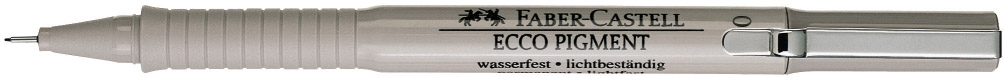 Cienkopis kreślarski Faber-Castell ECCO pigment 0,1mm czarny