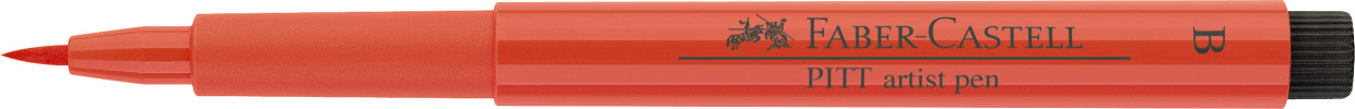Pisak Pitt Artist Pen Brush Scarlet Red