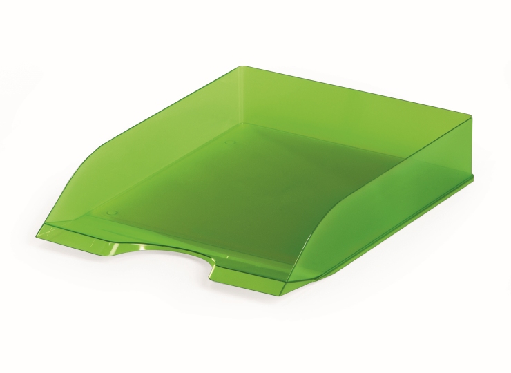 Półka na dokumenty Durable Basic przezroczysta zielona