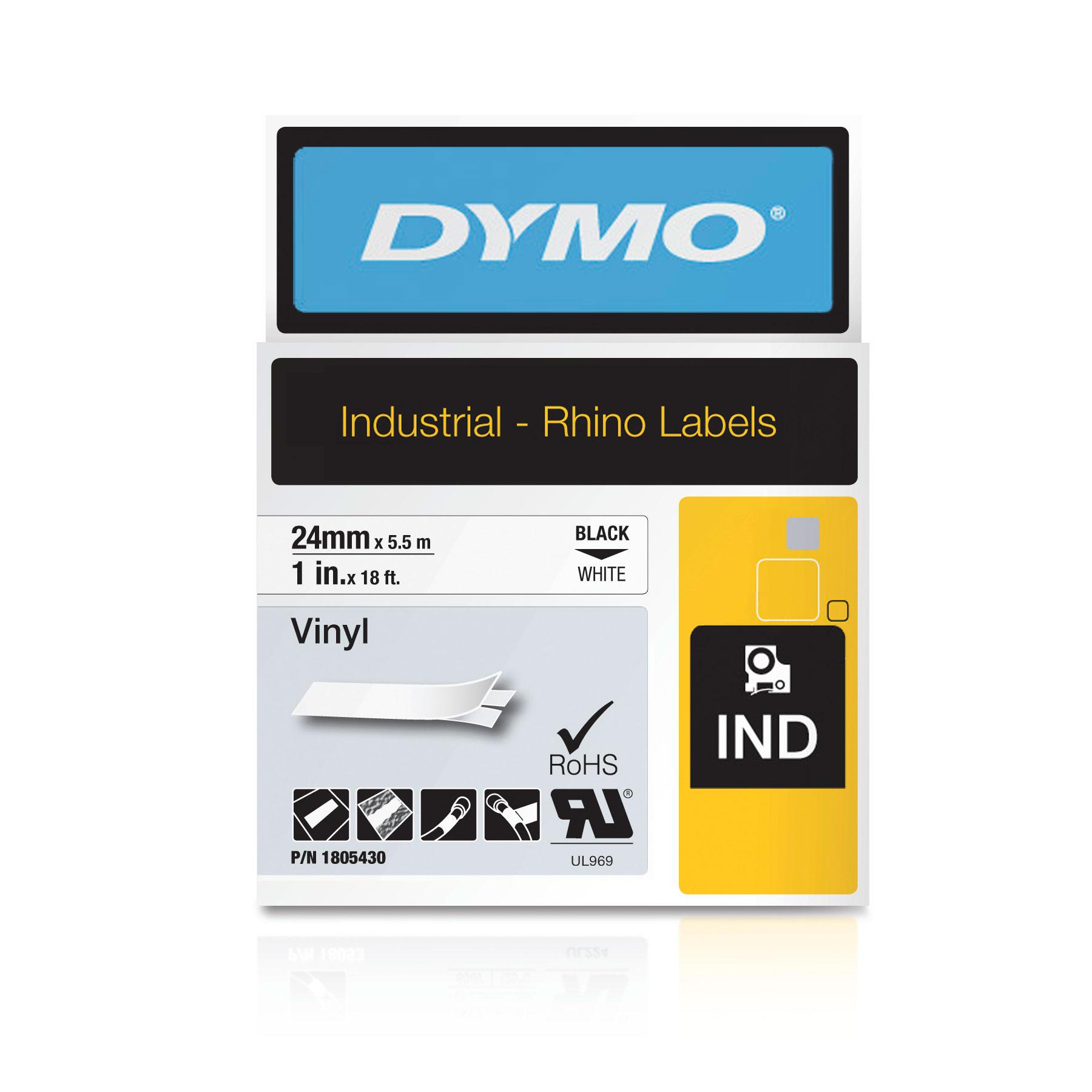 Tasma DYMO do drukarek 24x5,5 winylowa biała 1805430