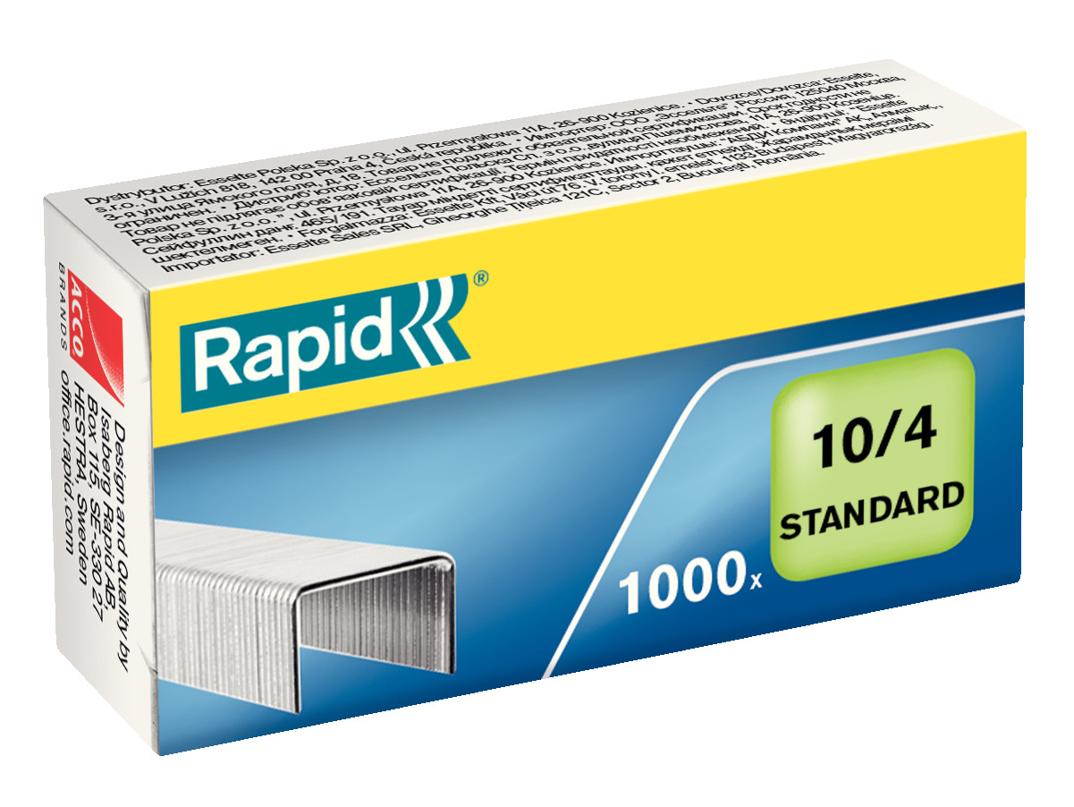 Zszywki Rapid Standard 10/4 (1000 szt.)