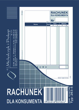 Rachunek dla konsumenta MiP 263-5 A6