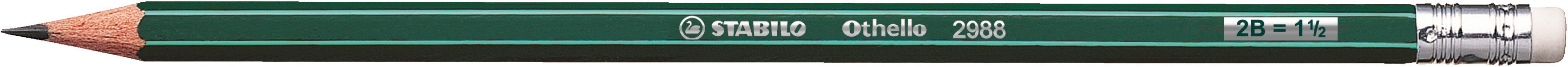 Ołówek techniczny Stabilo Othello gumka 2B