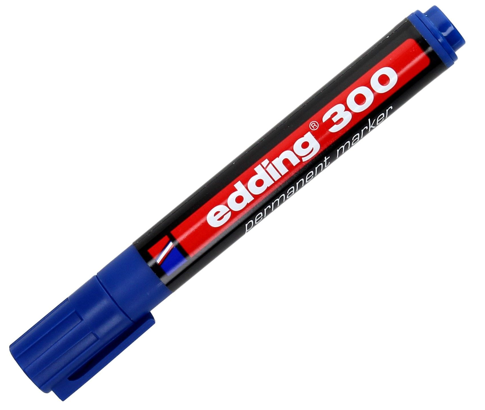 Marker permanentny Edding 300 niebieski okrągły