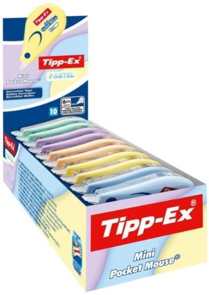 Korektor mysz Tipp-Ex Pocket Mouse Mini Pastel 5mmx6m 302676