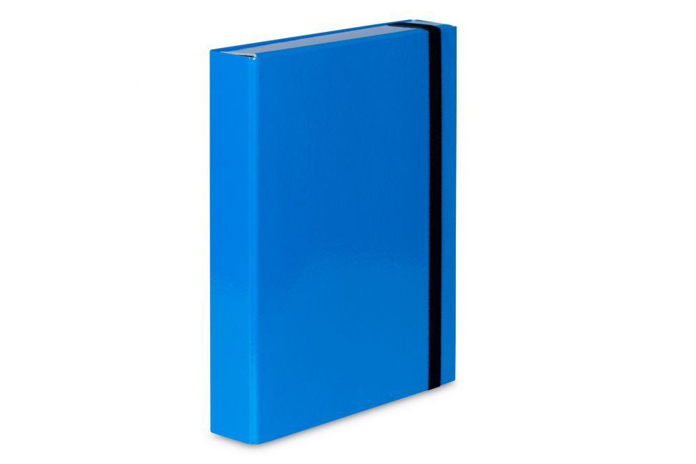 Teczka skrzydłowa z gumką Caribic Box A4 5cm VauPe jasnoniebieska
