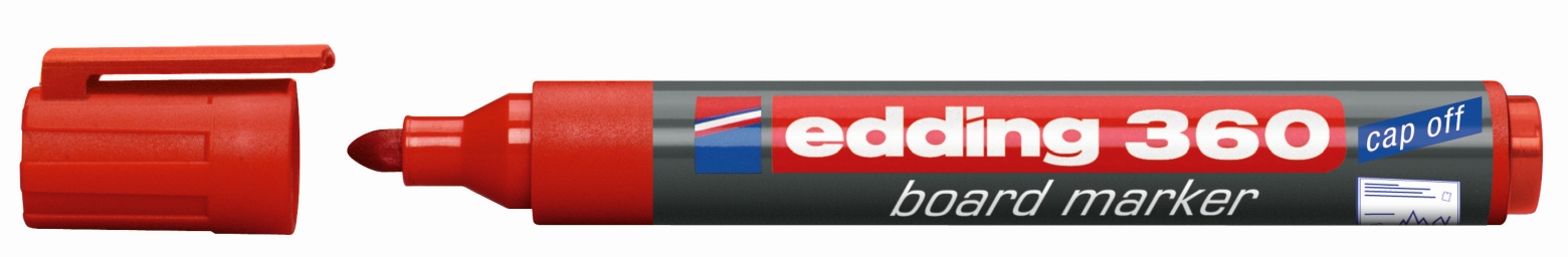 Marker such. Edding 360 okrągły czerwony
