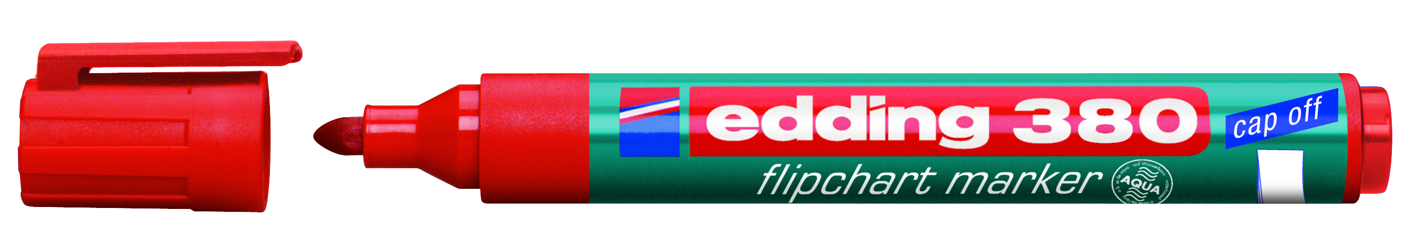 Marker Flipchart  Edding 380 okrąły czerwony