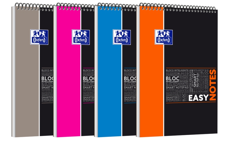 Kołonotatnik Oxford EasyNotes A4+/80k kratka