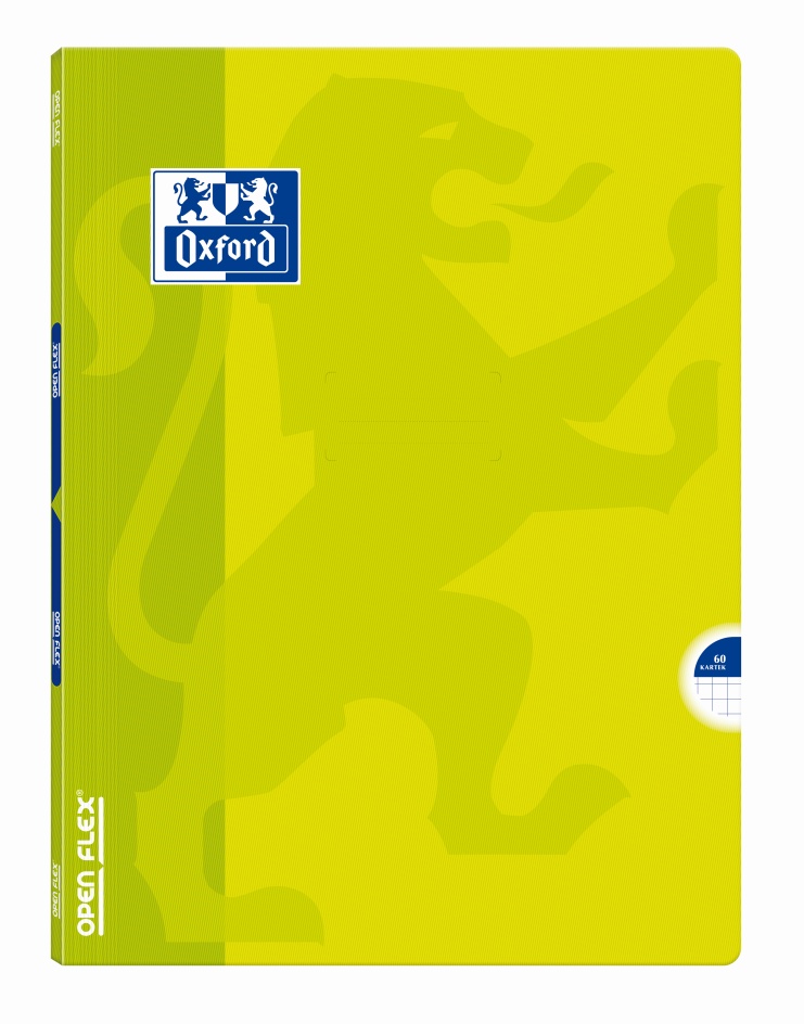 Zeszyt A5/60 kratka Oxford Open Flex 90g mix kolorów