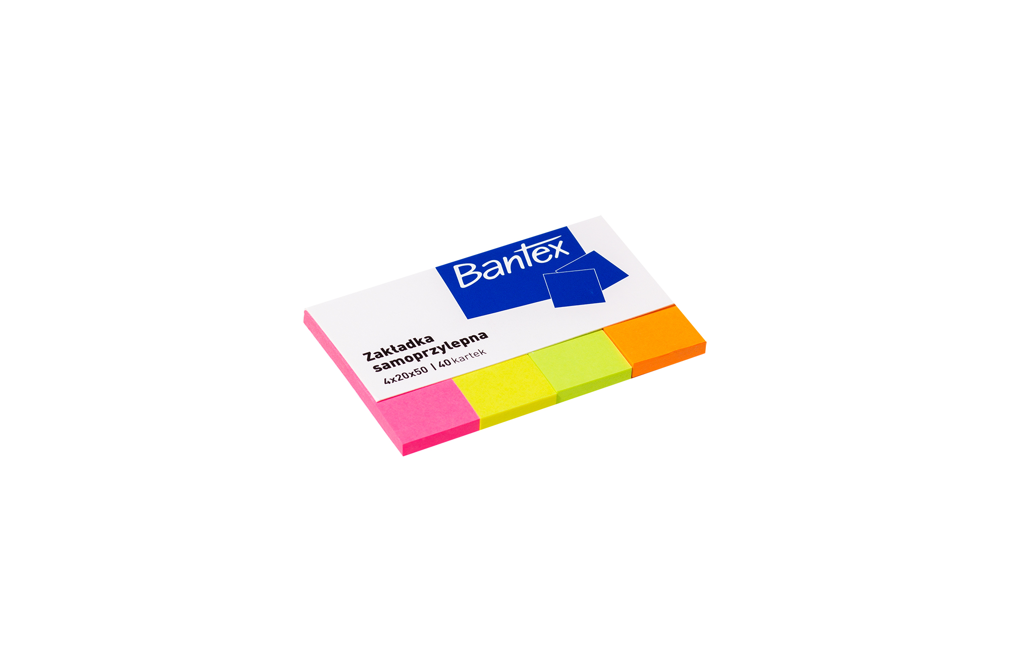 Zakładki indeksujące 20x50 40k/4kol Bantex