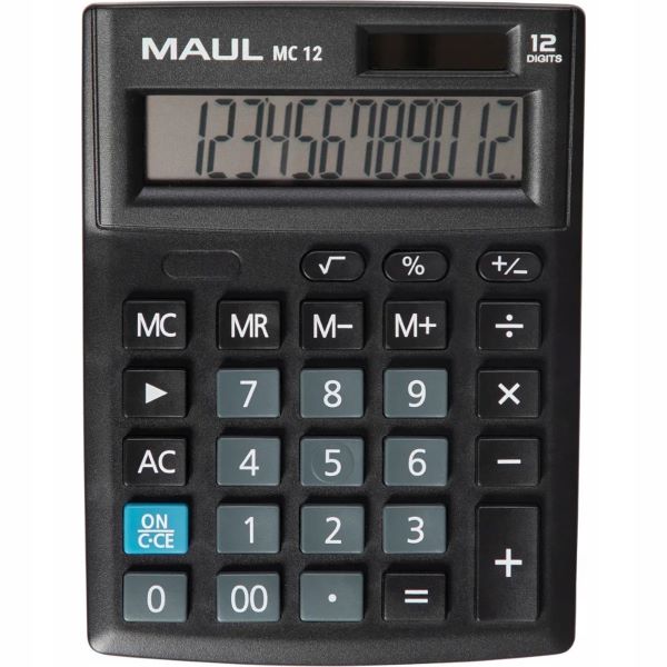 Kalkulator Maul MC 12 czarny 72658/90 ML Amex