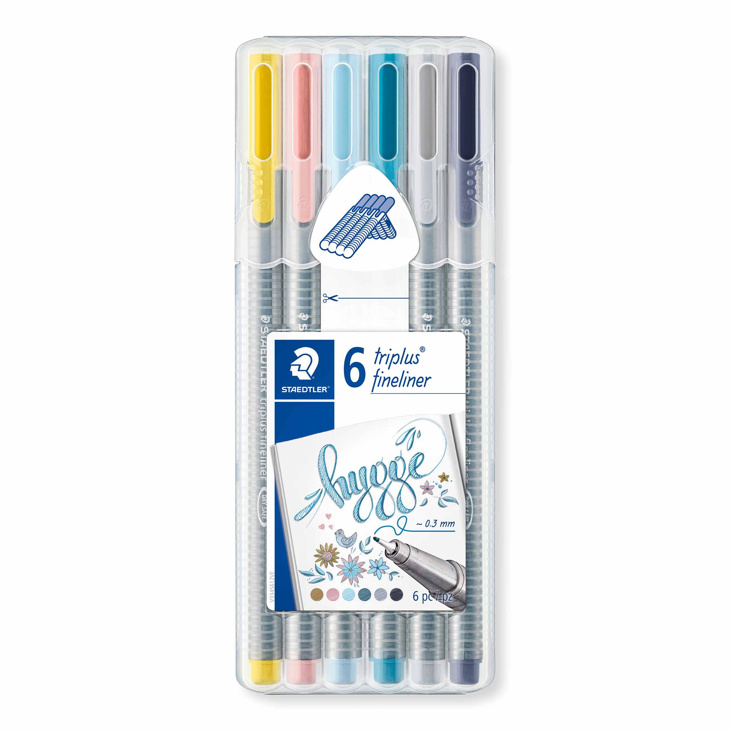 Cienkopis Triplus Hygge 6kol. Staedtler