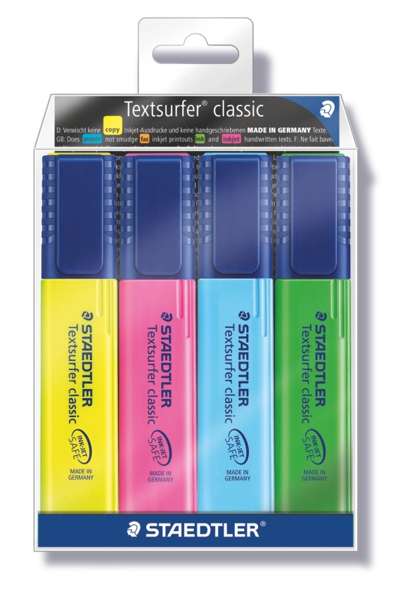 Zakreślacz Staedtler Textsurfer 4 kolory