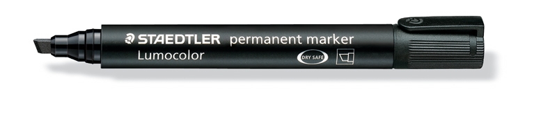 Marker permanentny Staedtler S350 ścięty czarny S 350-9