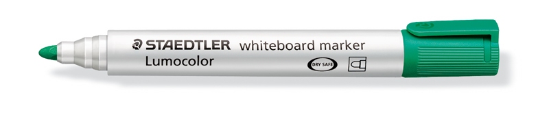 Marker suchościeralny Staedtler okrągły zielony S 351-5