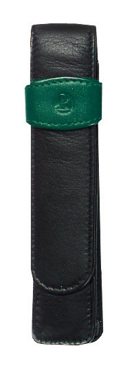 Etui TG 12 skóra czarno/zielona Pelikan