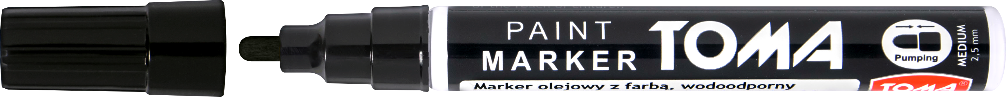 Marker olejowy Toma TO-440 czarny