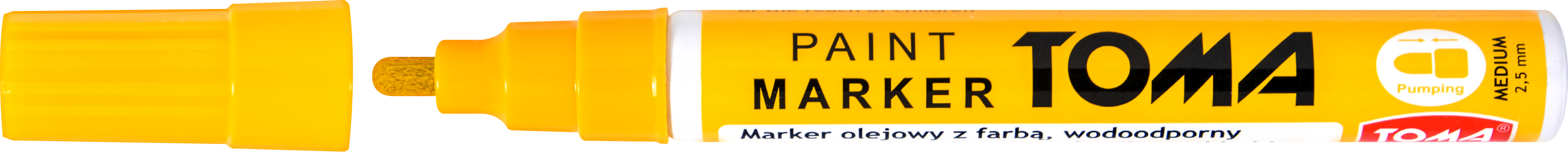 Marker olejowy Toma TO-440 żółty