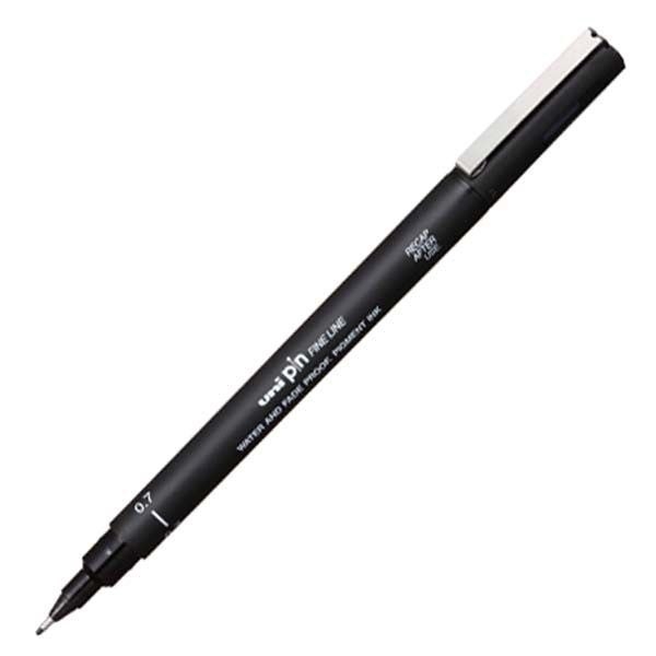 Cienkopis kreślarski Uni 0,7mm czarny