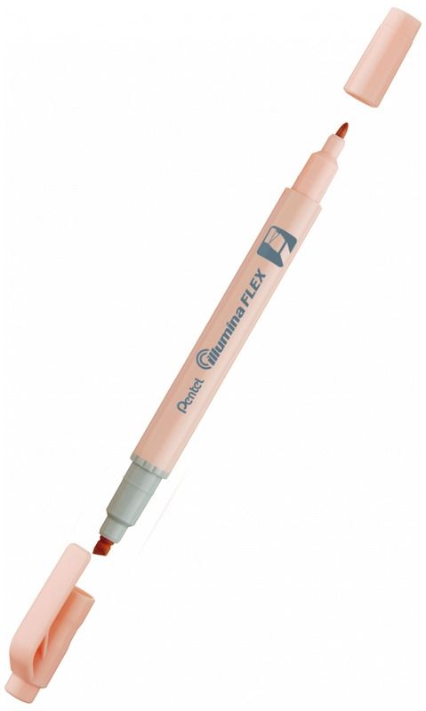 Zakreślacz dwustronny Pentel Illumina Flex pomarańczowy SLW11P-FE