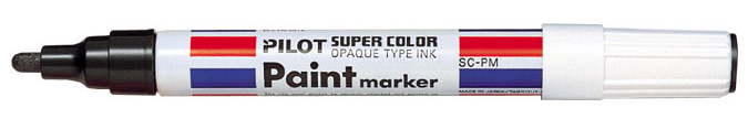 Marker olejny M czarny Pilot