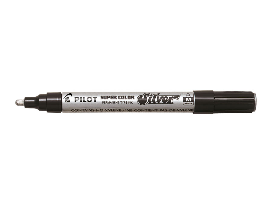 Marker olejny M srebrny Pilot