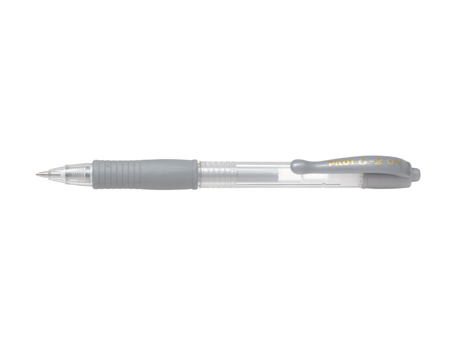 Długopis żelowy G2 metallic Pilot srebrny
