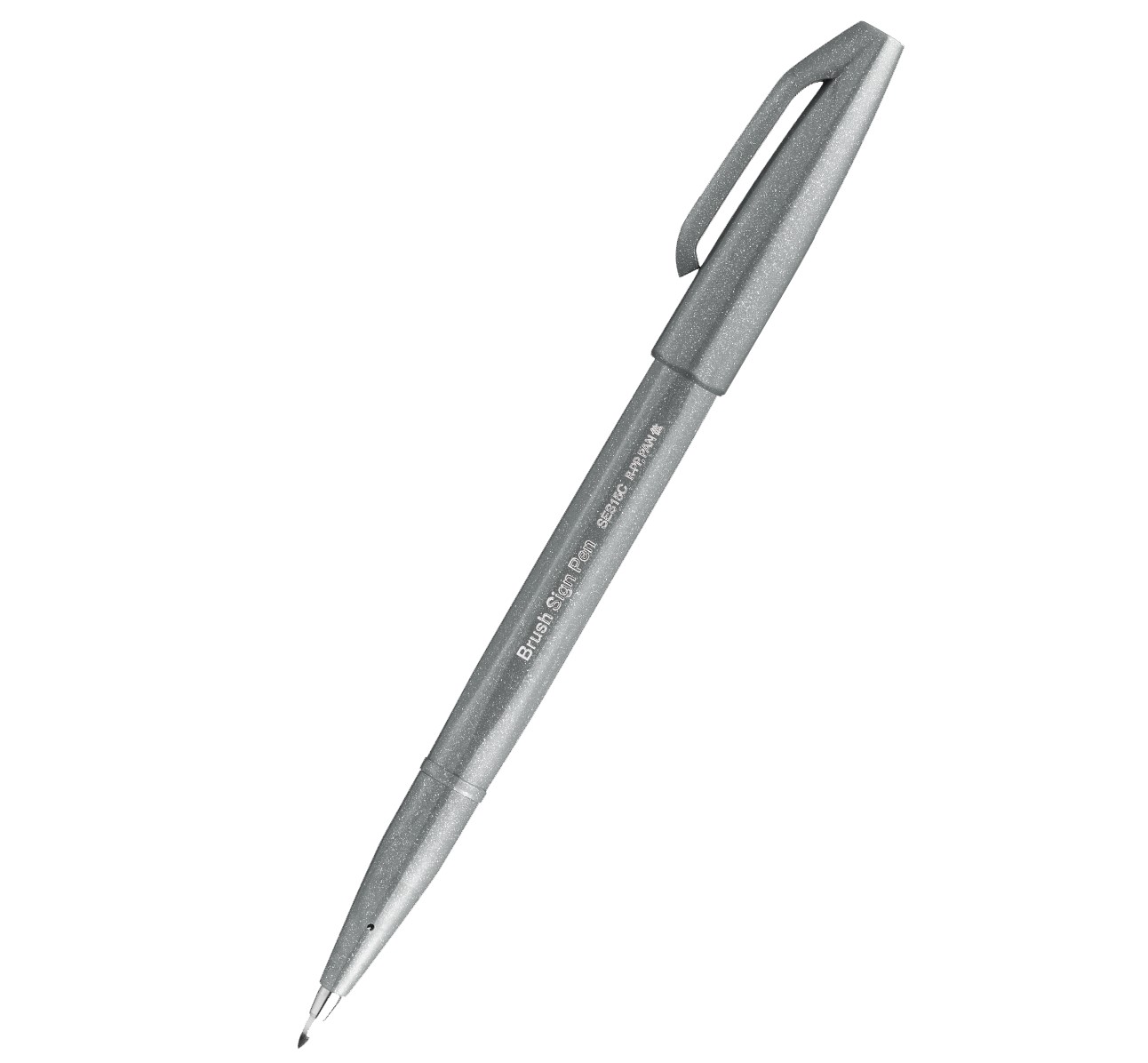 Pisak Brush Sign PenSES15C-N Pentel szary