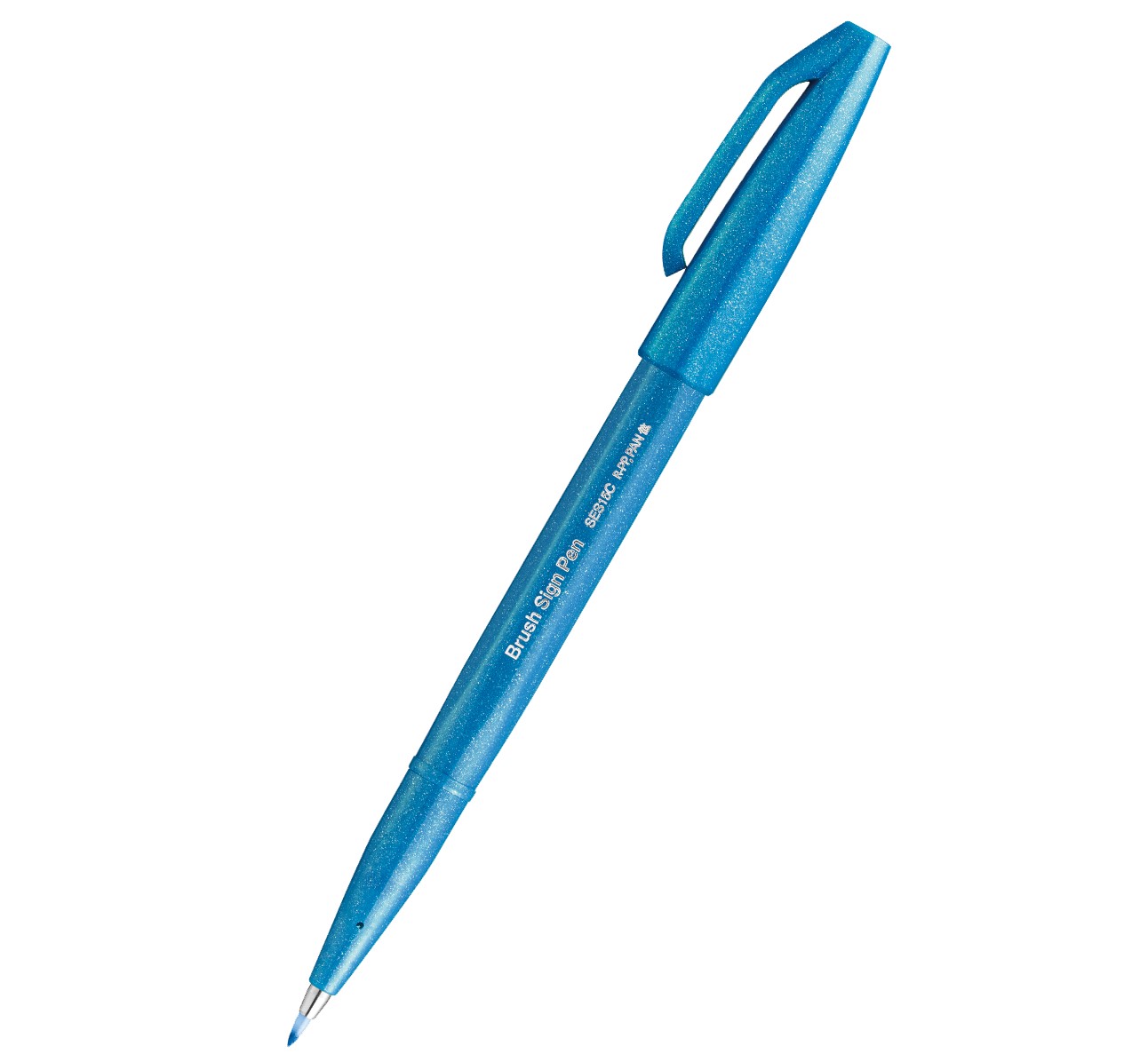 Pisak Brush Sign Pen SES15C-S Pentel błękitny