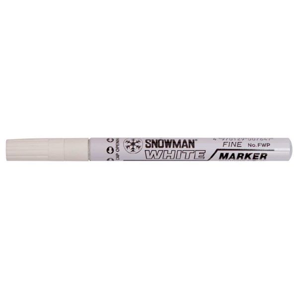 Marker olej. Snowman sr. bialy