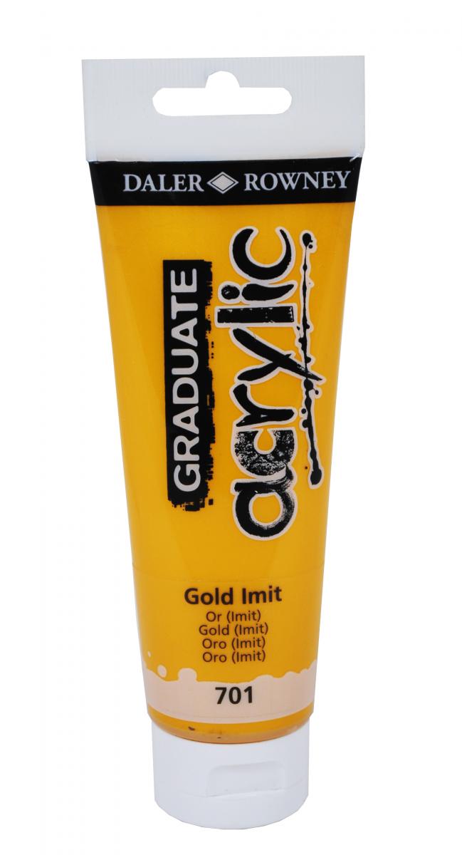 Farba akrylowa Graduate Arcylic 120ml Gold Imit 123120701