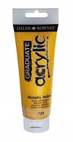 Farba akrylowa Graduate Arcylic 120ml Metallic Yellow 123120723