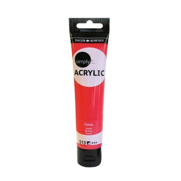 Farba akryl. Simply Acrylic 75ml karmazynowa 126975513 FILA
