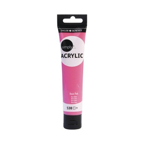 Farba akryl. Simply Acrylic 75ml różowa neonowa 126975538 FILA
