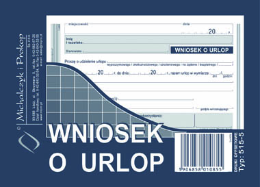 Wniosek o urlop MiP 515-5 A6