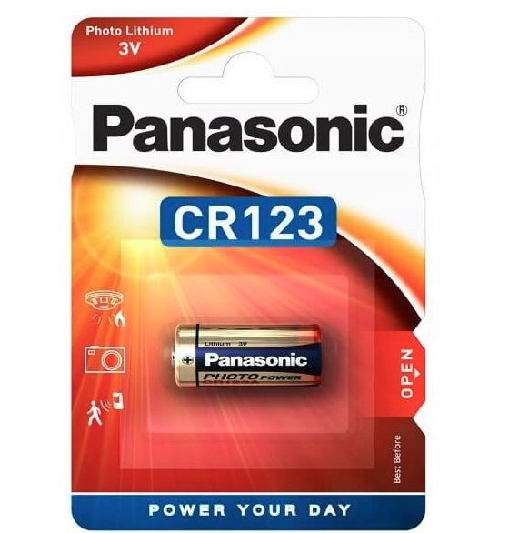 Bateria Panasonic alkaliczna CR-123 (1) GOLS