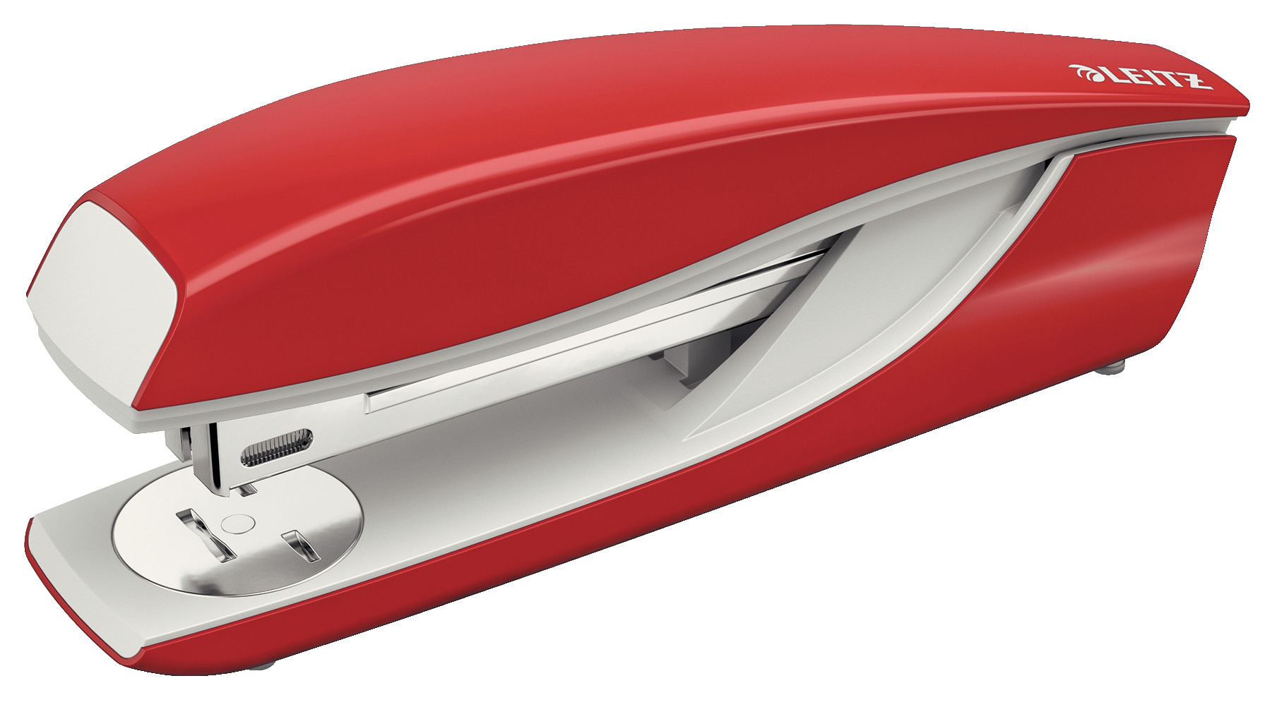 Zszywacz duży metalowy Leitz Nexxt Series czerwony