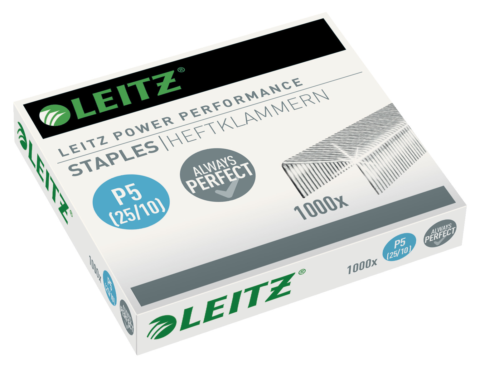 Zszywki 25/10 Leitz Power Performance P5 (1000szt.)