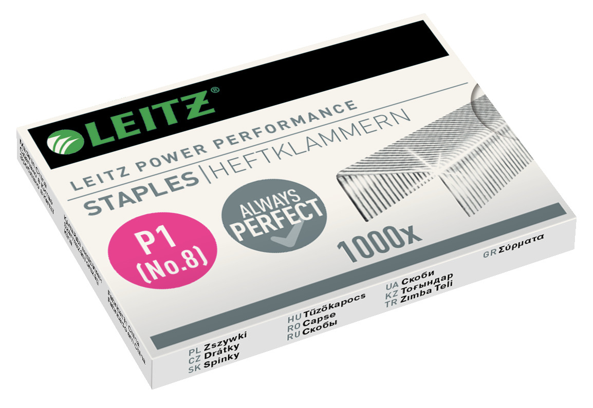 Zszywki 8 Leitz Power Performance P1 (1000 szt.)
