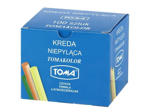 Kreda szkolna Toma 100szt. mix kolorów