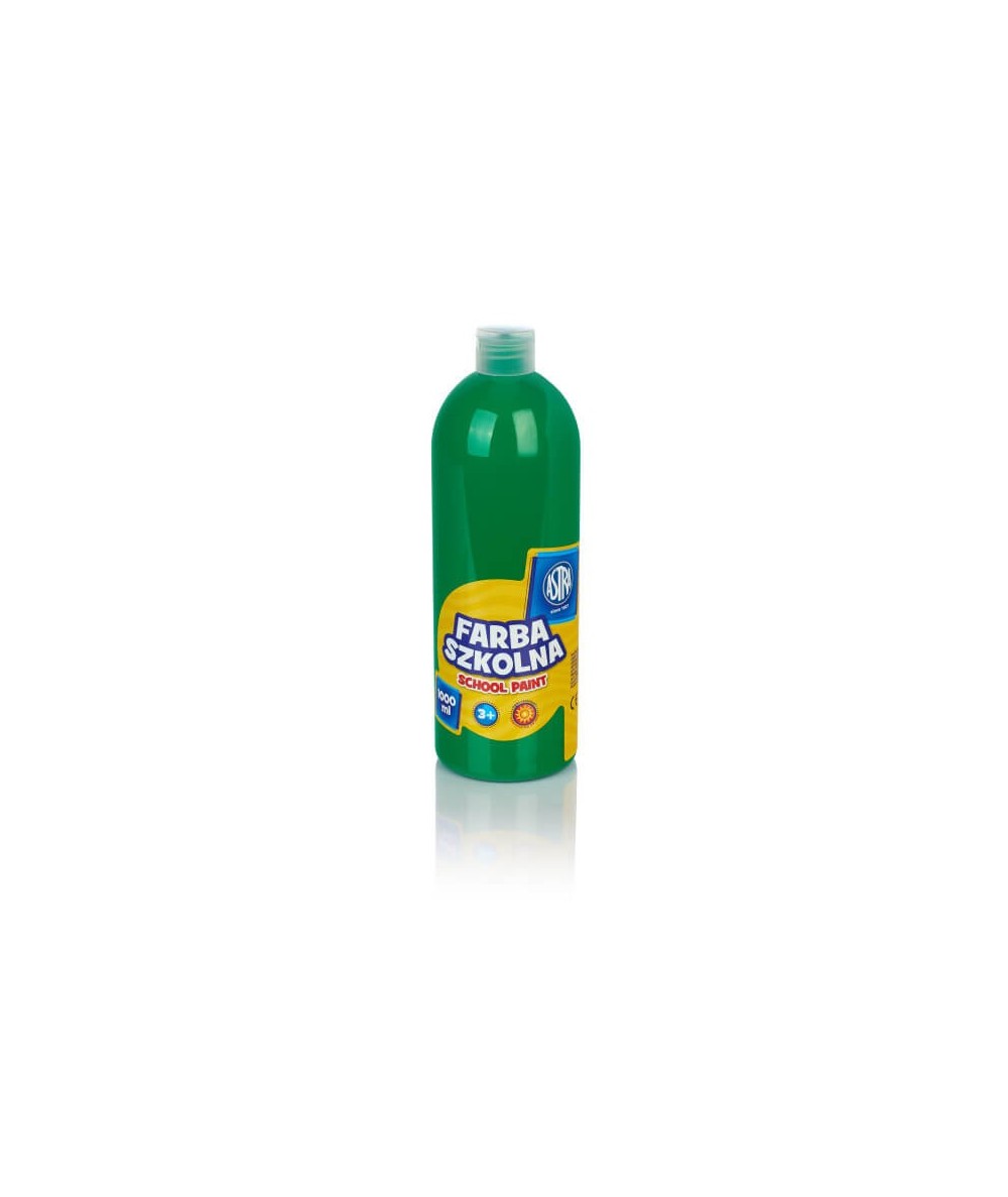 Farba szkolna Astra 1000 ml zielona jasna