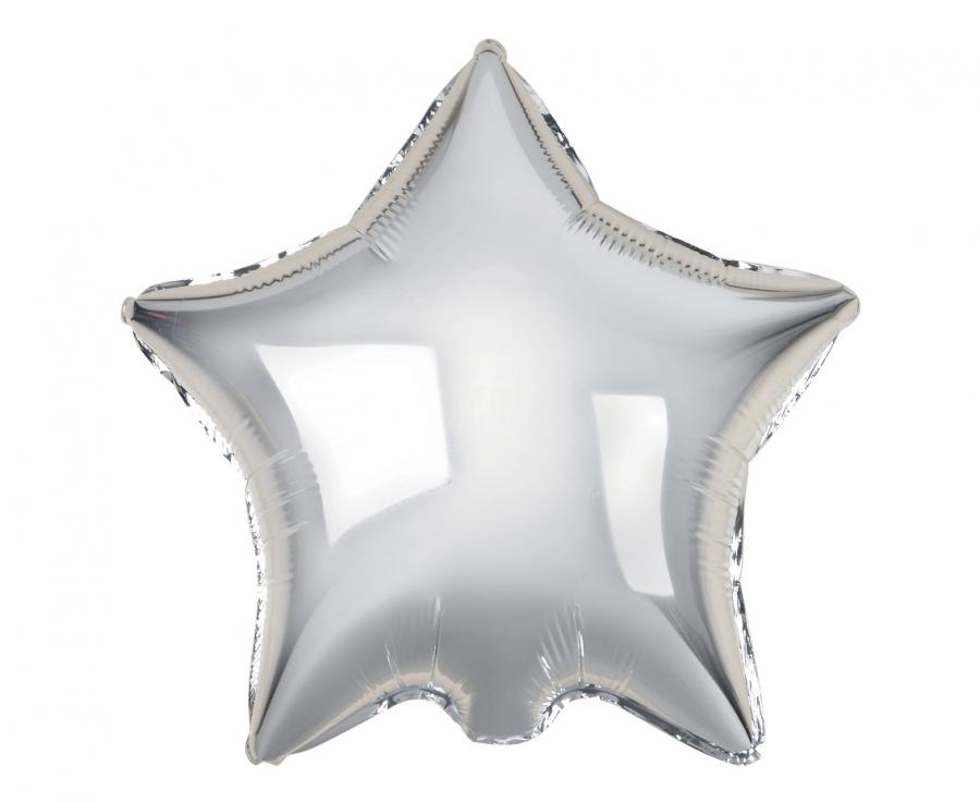 Balon foliowy Gwiazda srebrna 19" HS-G36SR GoDan