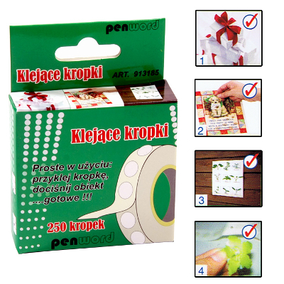 Klejące kropki (250) POLSIRHURT